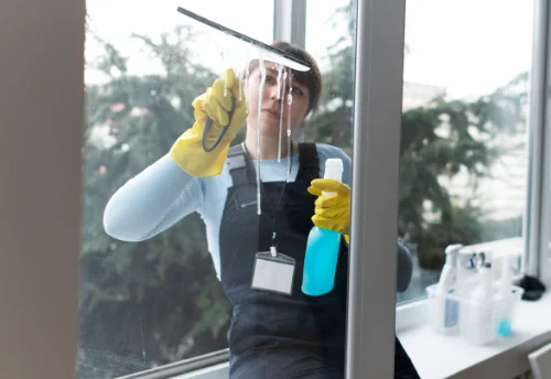 Nettoyage de vitres intérieures et extérieures à Saint-Quentin-les-Anges